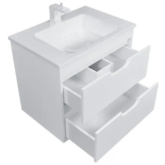 Тумба подвесная Uperwood Modul  белая матовая