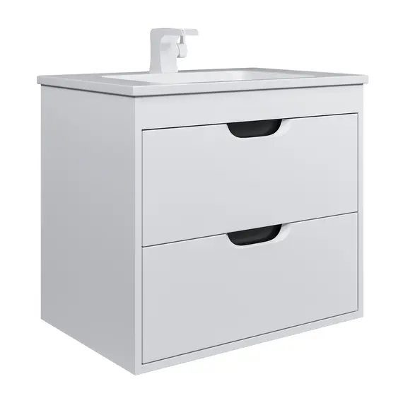 Тумба  подвесная Uperwood Modul  белая/графит