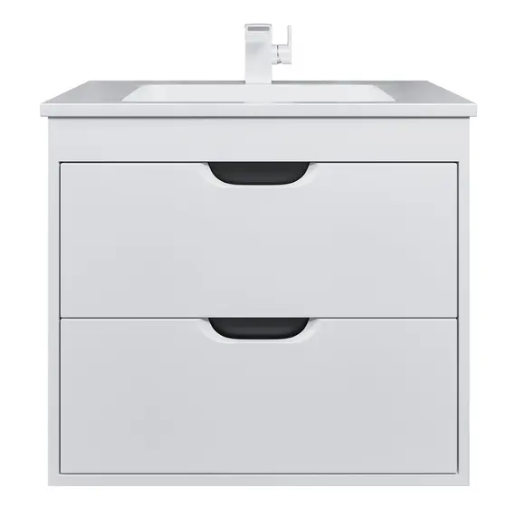 Тумба  подвесная Uperwood Modul  белая/графит