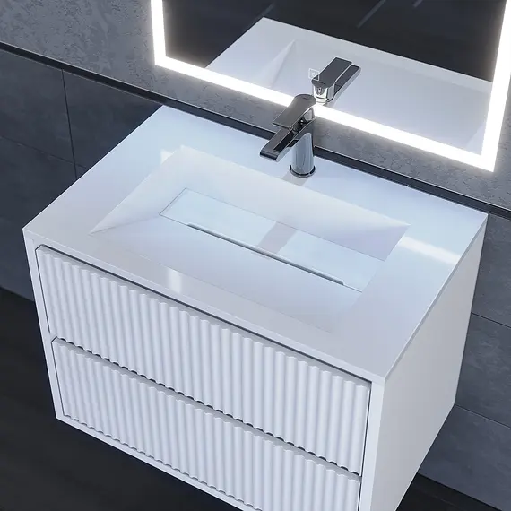 Раковина полувстраиваемая Uperwood Next Premium  белая