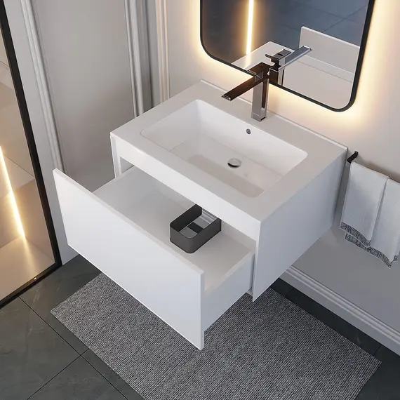 Тумба подвесная Uperwood Parma Premium, белая