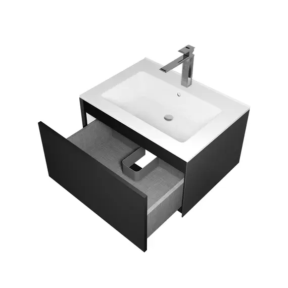 Тумба подвесная  Uperwood Parma Premium, черная