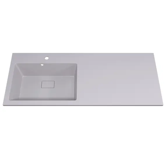 Раковина над стиральной машиной Uperwood Cosmos Quartz 120 см, левая/правая жасмин