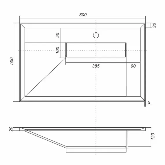Раковина для ванной Uperwood Lotus Premium , белая матовая