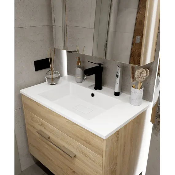 Раковина для ванной Uperwood May 80х48х14,2 см, белая глянцевая