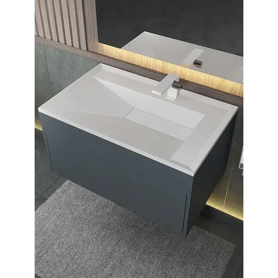 Раковина для ванной Uperwood Lotus Premium , белая матовая