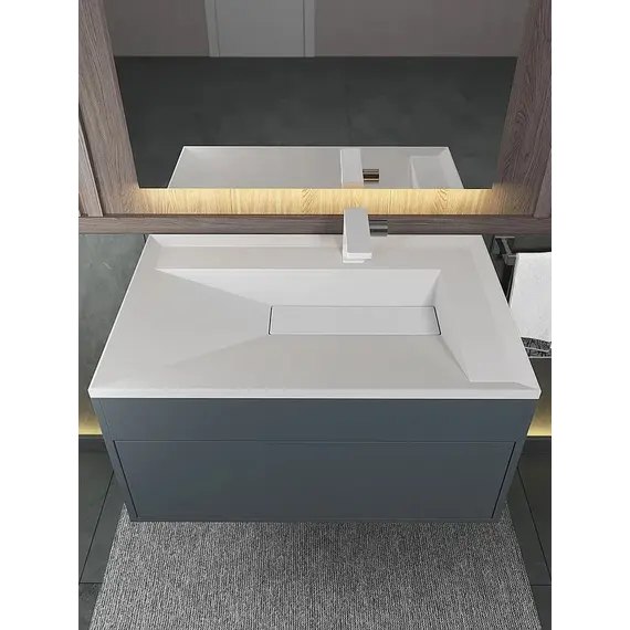 Раковина для ванной Uperwood Lotus Premium , белая матовая