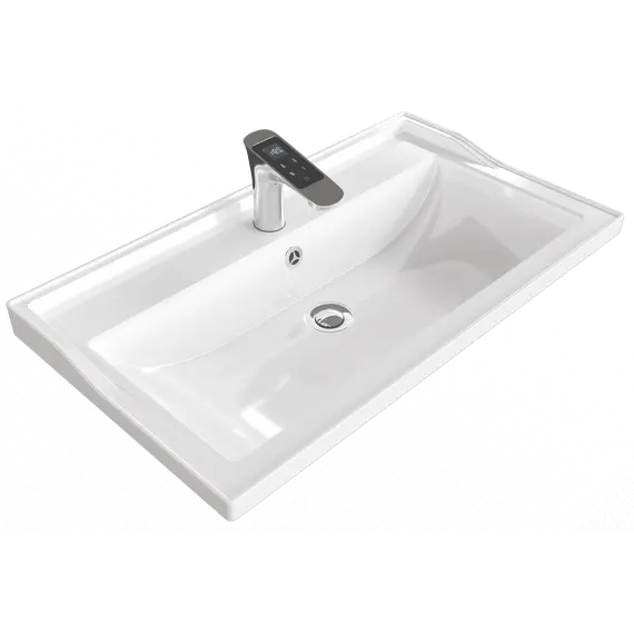 Раковина для ванной Uperwood Family, белая глянцевая