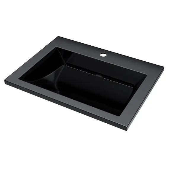 Раковина для ванной  Uperwood Infinity, черная глянцевая