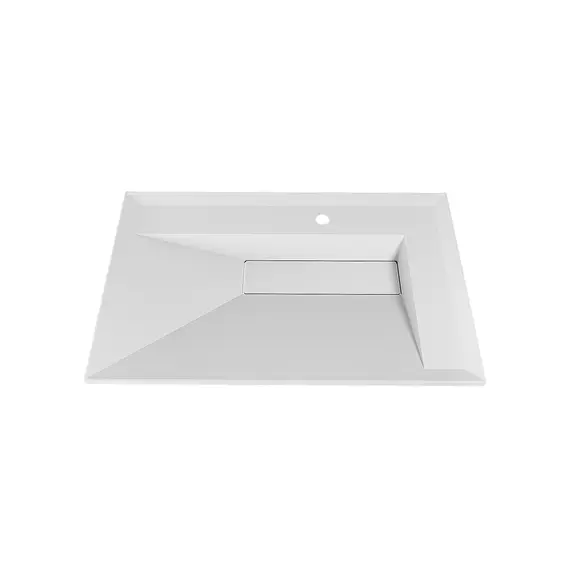 Раковина для ванной Uperwood Lotus Premium , белая глянцевая