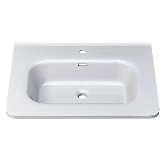 Раковина для ванной Uperwood Monica, белая глянцевая