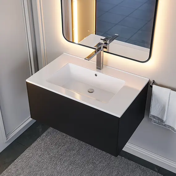 Раковина для ванной , Uperwood Parma Premium, белая глянцевая                         