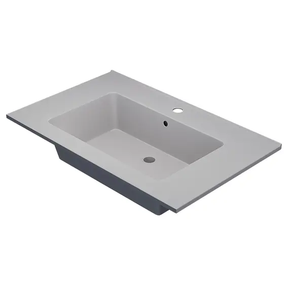 Раковина для ванной  Uperwood Parma Quartz, белая матовая, жасмин