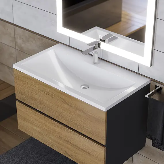 Раковина для ванной Uperwood Self  белая глянцевая