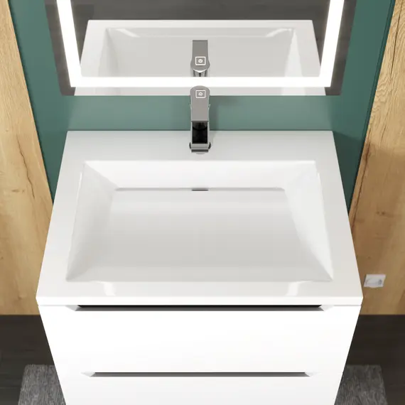 Раковина для ванной Uperwood Infinity, белая глянцевая