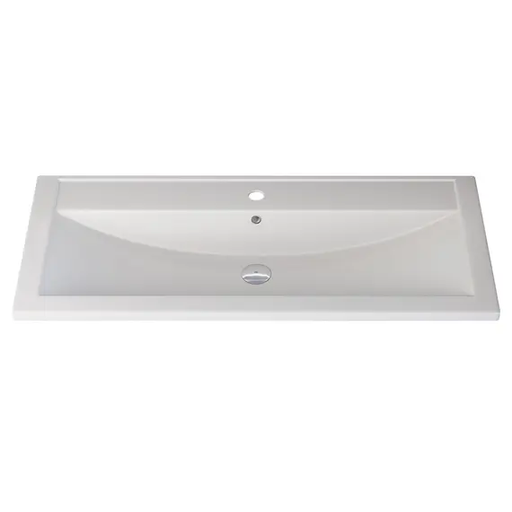 Раковина для ванной кварцевая Uperwood Foster Quartz белая матовая (жасмин)