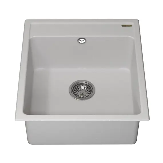 Кухонная мойка из искусственного камня Uperwood UPD-406, 42х48 прямоугольная, цвет туман