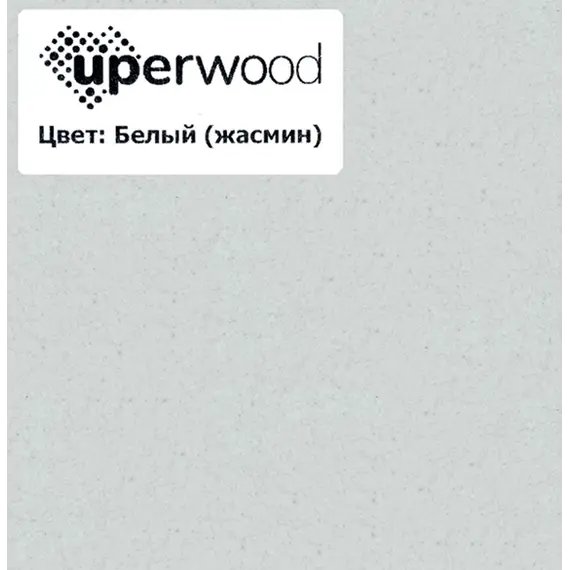Раковина накладная 50 см, Uperwood Tanos Quartz, прямоугольная, белая, жасмин
