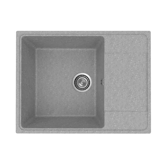 Кухонная мойка из искусственного камня Uperwood ECON UPD-202-003, прямоугольная, серая матовая