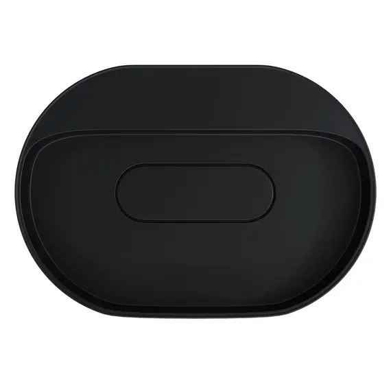 Раковина накладная  Uperwood Tanos Quartz 55 см, без отверстия для смесителя, черная (уголь)