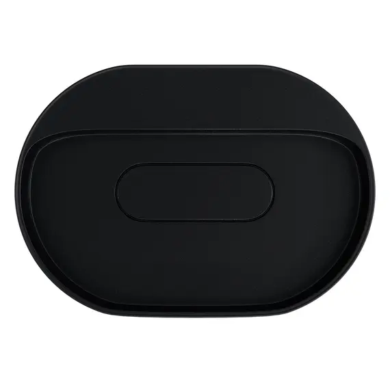 Раковина накладная Uperwood Tanos Quartz 55 см, без отверстия для смесителя, черная (космос)