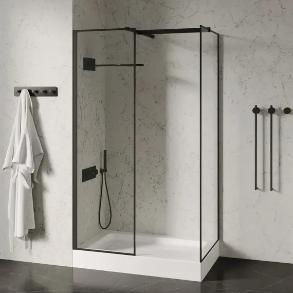 Душевой поддон ABBER AD3C прямоугольный, акриловый, белый