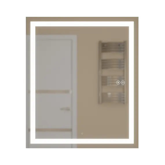 Зеркало шкаф с подсветкой  Uperwood Tanos, белое