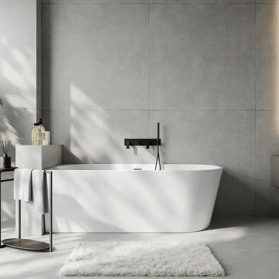 Акриловая ванна ABBER AB9502-1.4 L белая