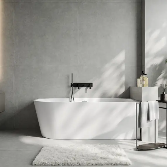 Акриловая ванна ABBER AB9502-1.4 L белая