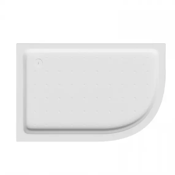 Душевой поддон ABBER AD3E109 L 100х90 асимметричный, акриловый, белый