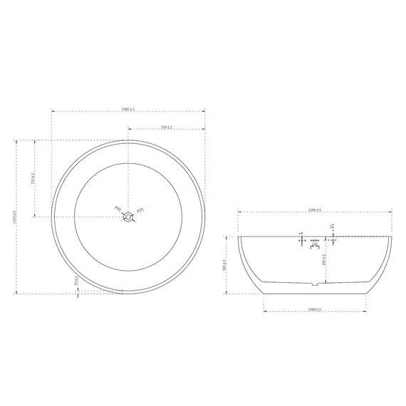 Акриловая ванна ABBER AB9279 150х150