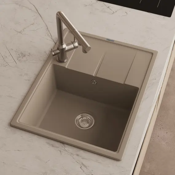 Кухонная мойка ABBER Quarz AQ2903S песочный