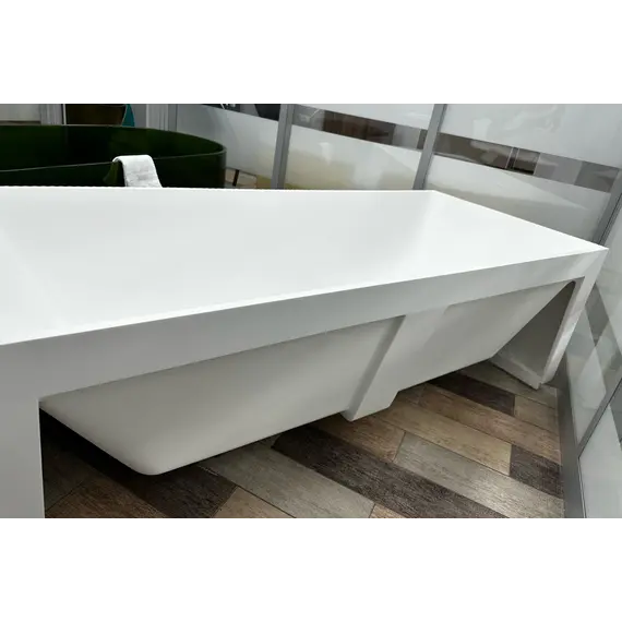 Ванна из искусственного камня ABBER Stein AS9602 белая матовая 170*75