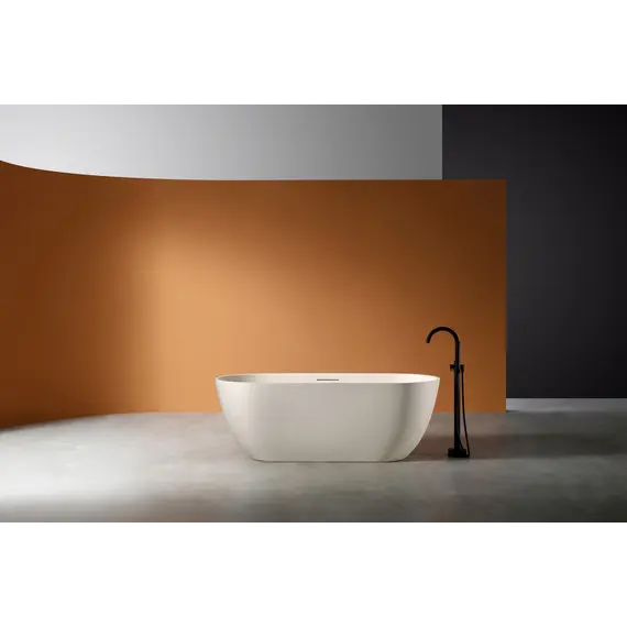 Ванна из искусственного камня ABBER Frankfurt  170х75  светло-бежевая матовая