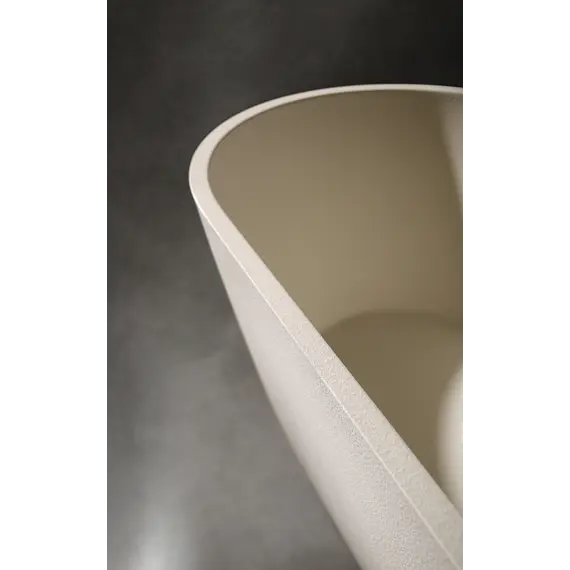 Ванна из искусственного камня ABBER Frankfurt  170х75  светло-бежевая матовая