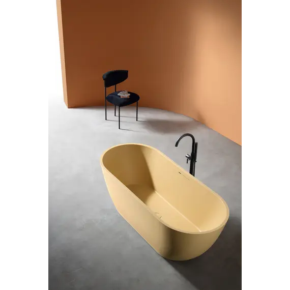 Ванна из искусственного камня ABBER Frankfurt 170х75 песочная матовая