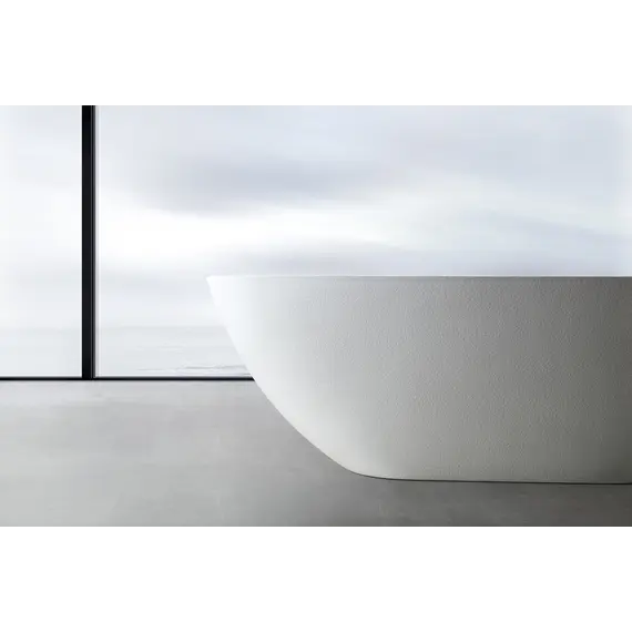 Ванна из искусственного камня ABBER Dortmund 170х75 белая матовая