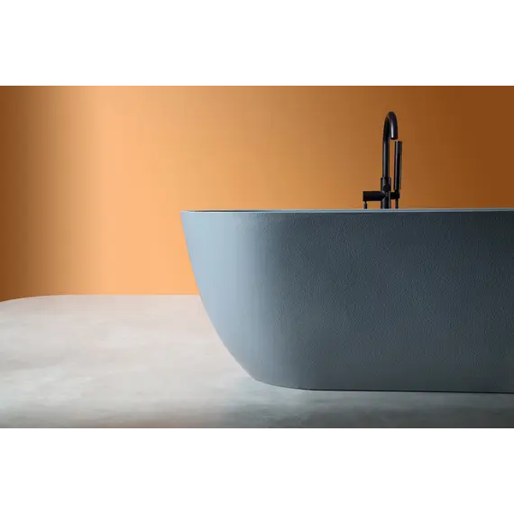 Ванна из искусственного камня ABBER Frankfurt 170х75 серая матовая