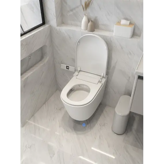 Электронный унитаз-биде ABBER Bequem AC1121S подвесной белый