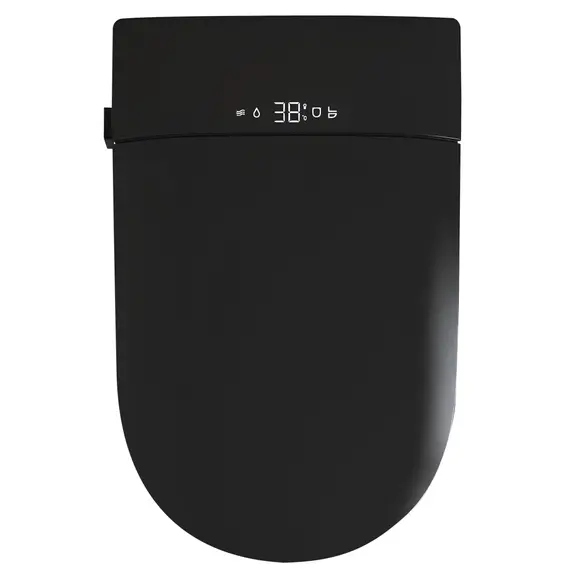 Электронный унитаз-биде ABBER Bequem AC1121SMB подвесной черный матовый