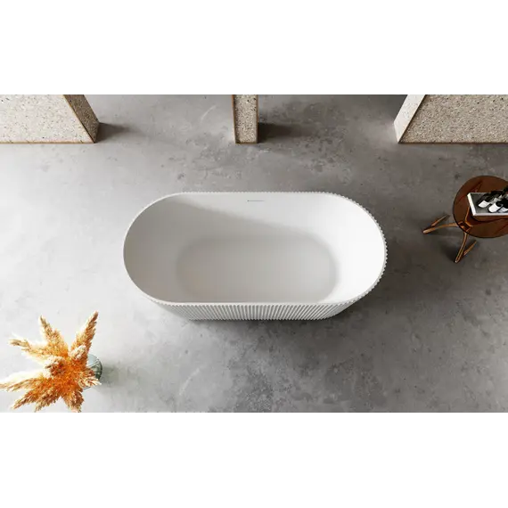 Ванна из искусственного камня ABBER Stein AS9601MS песочная матовая