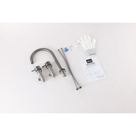 Смеситель ABBER Wasser Kreis 316 AF8108BGG-M для раковины, оружейная сталь брашированная