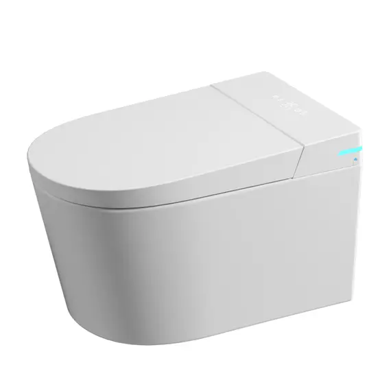 Комплект ABBER подвесной электронный унитаз-биде Bequem AC1123SR с инсталляцией AC0101P2