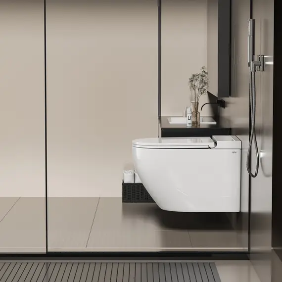 Унитаз ABBER Bequem AC1126P подвесной белый с импульсным смывом