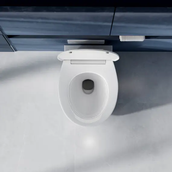 Унитаз ABBER Bequem AC1127 подвесной белый, безободковый, смыв торнадо и струйный смыв