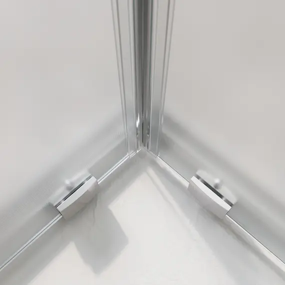 Душевой уголок BelBagno LUCE-AH-2-100/80-P-Cr рифленое