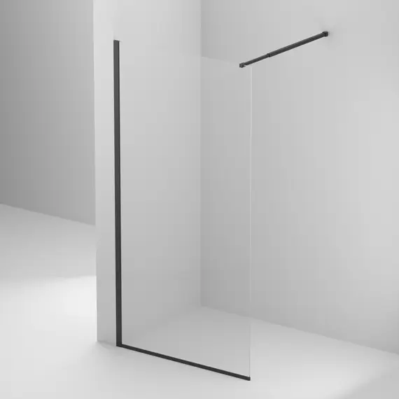 Душевая перегородка BelBagno KRAFT-L-1/C-NERO