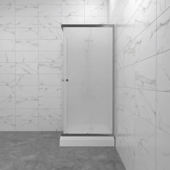 Душевое ограждение Triton "ВЕНТА-ХРОМ-ВЕЛЬВЕТ" низкий поддон