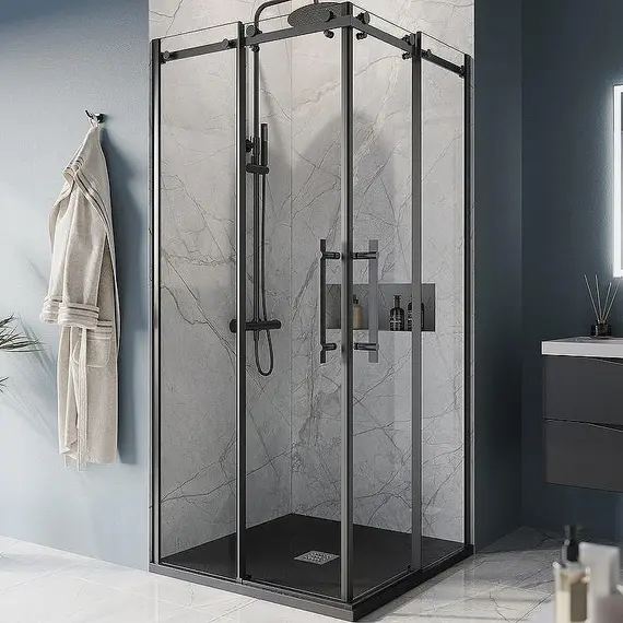 Душевой уголок BelBagno MARINO-A-2/-C-NERO