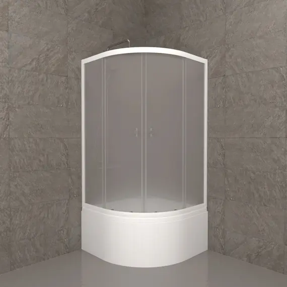 Душевое ограждение Triton ВЕЛЬВЕТ Б высокий поддон 90х90